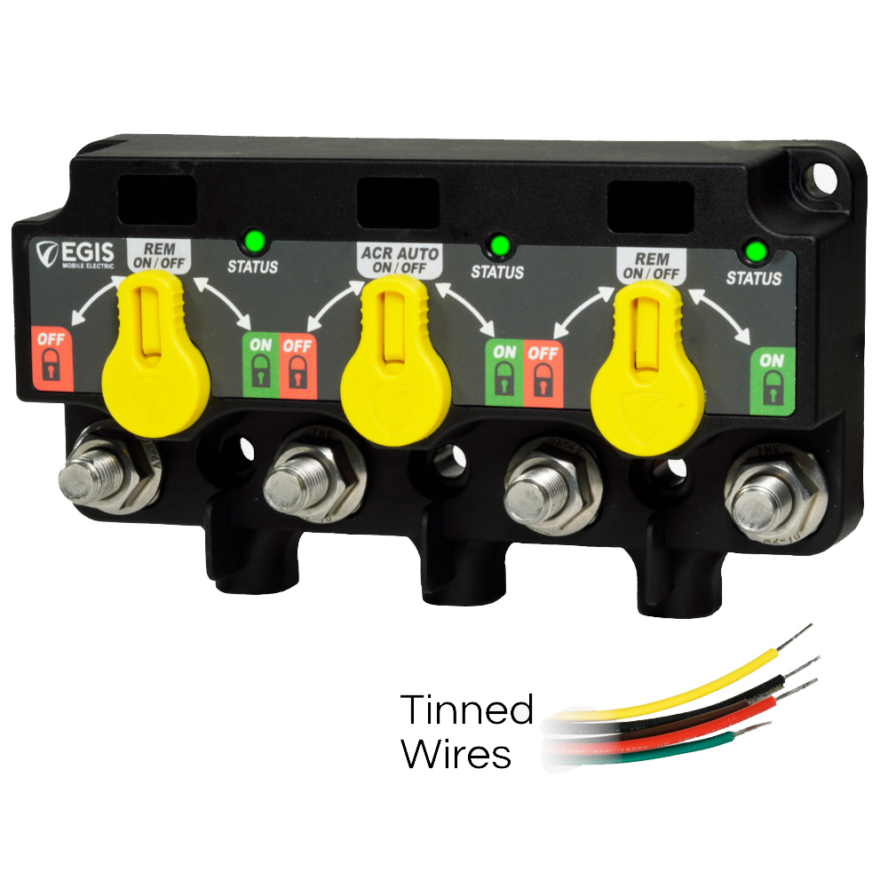 Egis Mobile Electric XD Triple - Flex 2 - (Relay)-(ACR)-(Relay) with Knobs | by West Marine