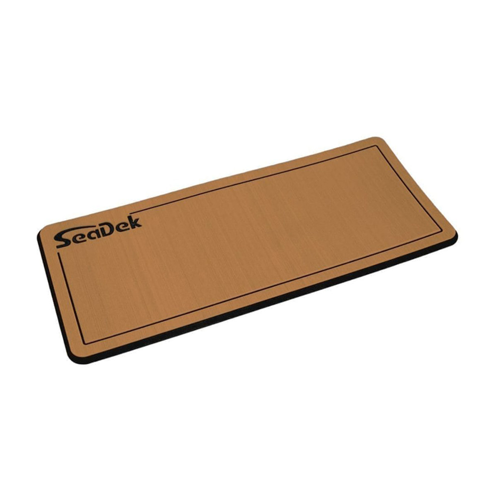 37925-80327 14 x 36 in. Dual Density Small Helm Pad with Logo, Brushed Texture & Mocha Black
