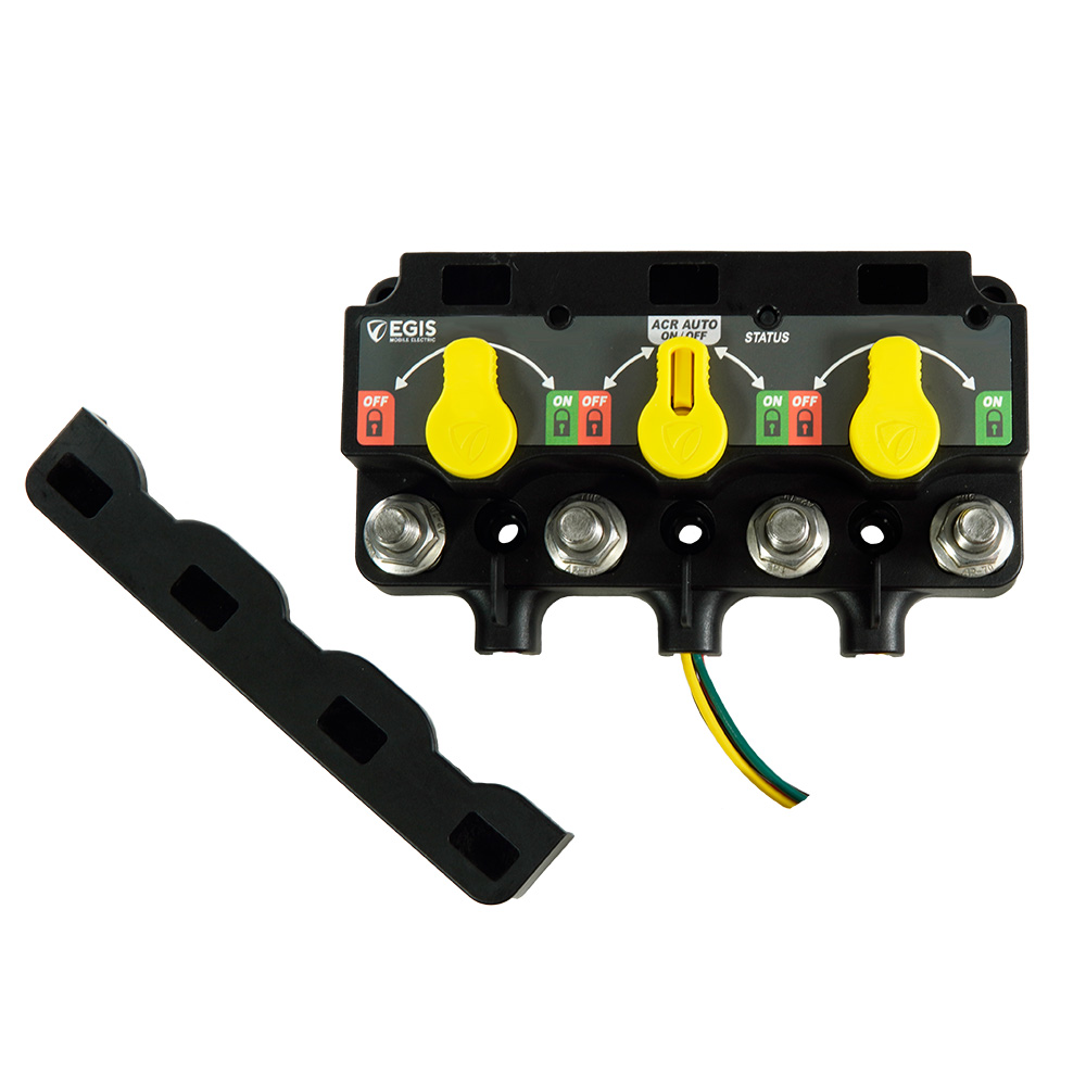 Egis Mobile Electric XD Triple - Flex 2 (Relay/ACR/Relay) w/Knobs - 12P DT | by West Marine