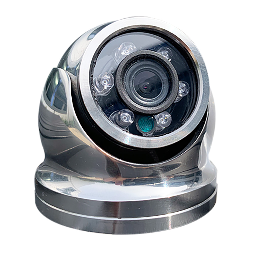 IRIS-S060-36 Hi-Resolution Analog Mini Dome Camera - 316 Stainless Steel - CVBS - TVI - 3.6