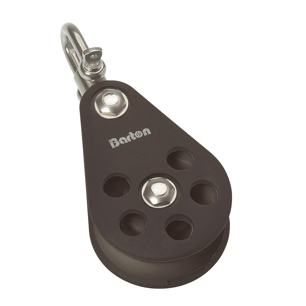 N06130 Plain Bearing Pulley Block Single Swivel - Size 6 - 64 mm
