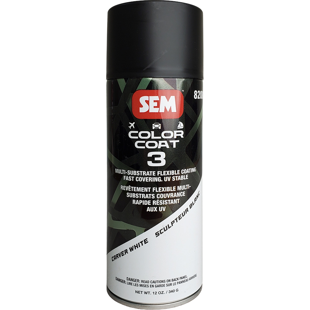 SEM 82083 Color Coat 3 - Carver White - 12 oz