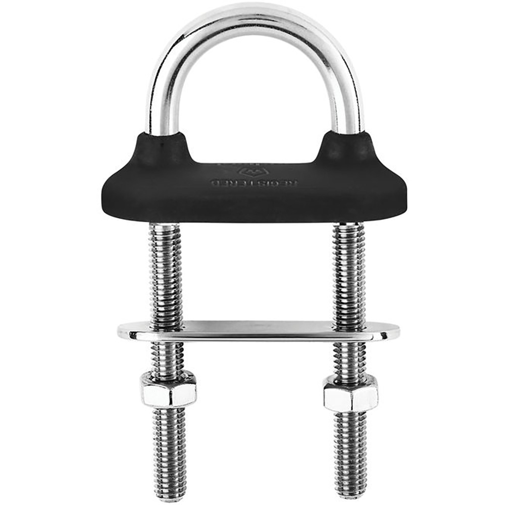 65451W Black Watertight U-Bolt - 10 mm Dia. - 110 mm Length