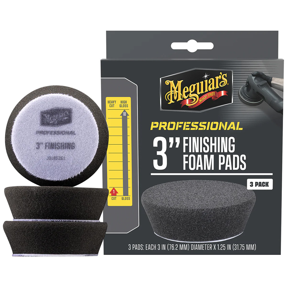 M3FFP3 3 in Professional Finishing Foam Pads  Pack of 3