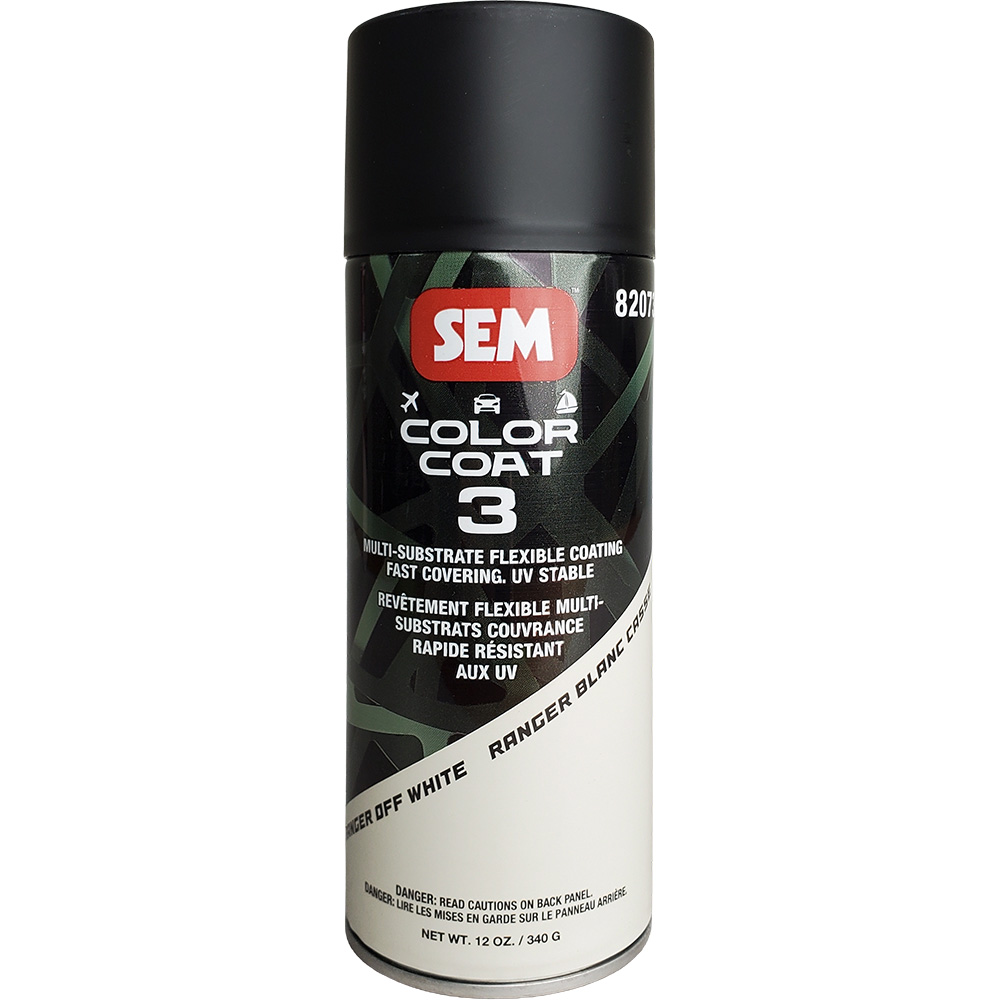 SEM 82073 Color Coat 3 - Ranger Off-White - 12 oz