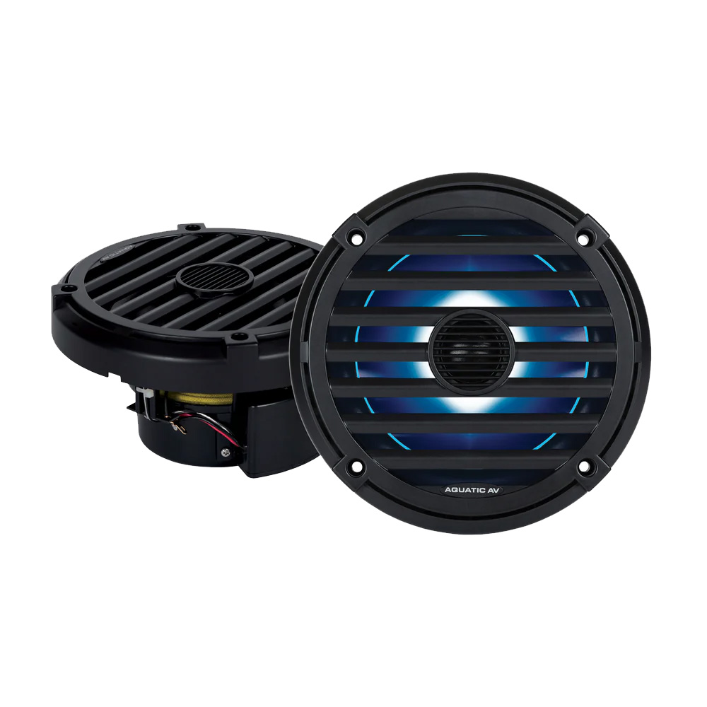EL424 6.5 in. ELITE RGB Speakers, Black - Pack of 2