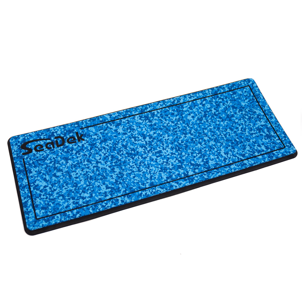 37926-81119 16 x 39 in. x 20 mm Dual Density Large Helm Pad with Logo - Brushed Texture - Aqua Camo & Black