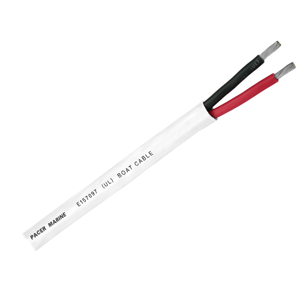 Pacer Marine Tinned Copper Round Duplex Boat Cable, Red/Black | by West Marine