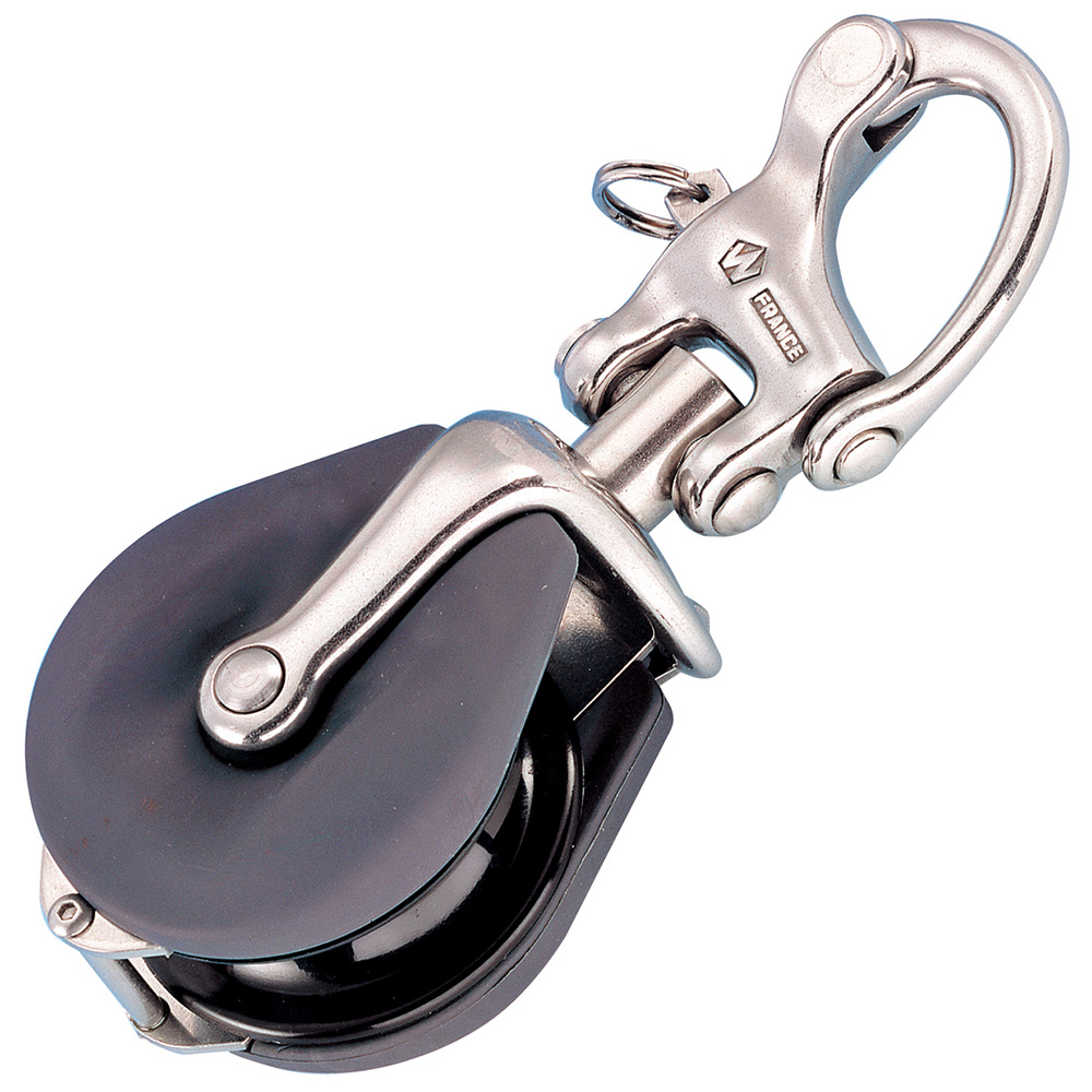 34500W 0.46 in. Snatch Block with Snap Shackle - 12 mm Max Rope