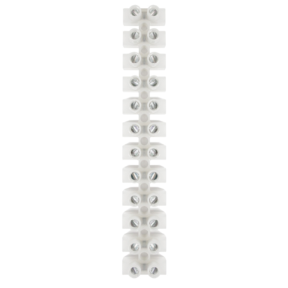 E400-12-5 12-Position 40A Euro-Style Terminal Block - Pack of 5