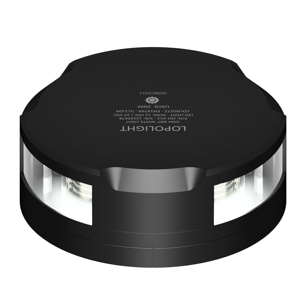 201-012-FB-B 360 Deg Anchor Light - 2NM & Black Housing with FB Base