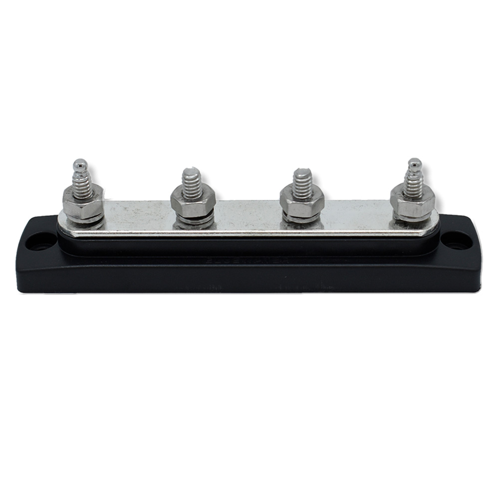 312303-B-020 4 Gang Common Stud Busbar - Black