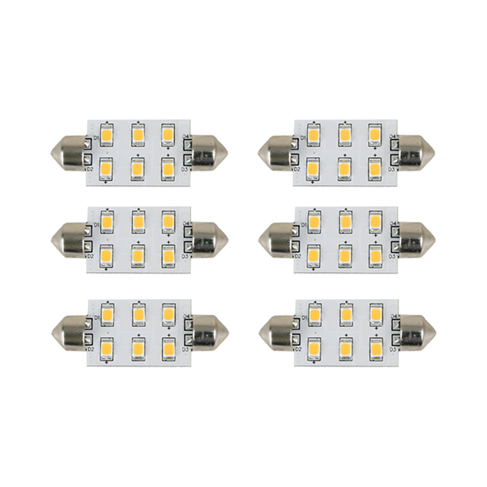 41162 Warm White Replacement Bulbs - Pack of 6