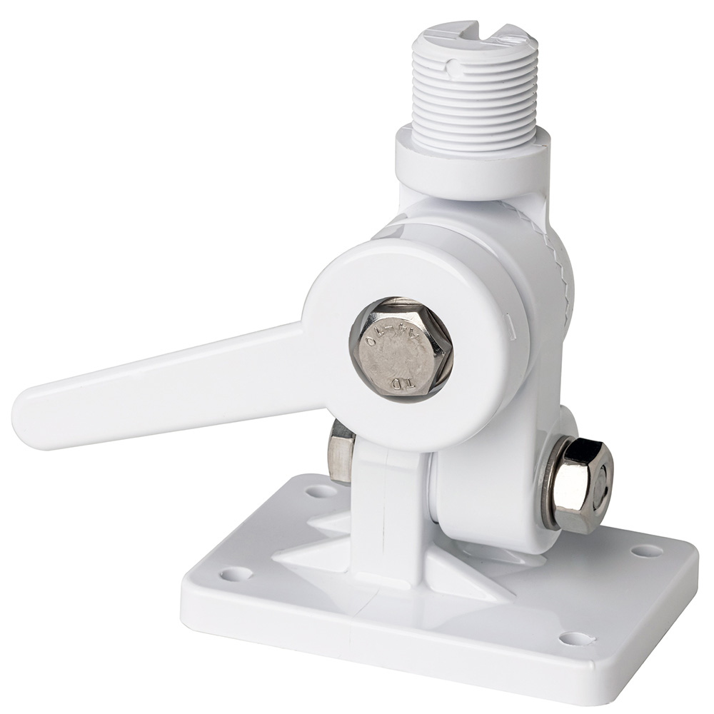 PF AC NBASE001 Four-Way Nylon Ratchet Mount - White