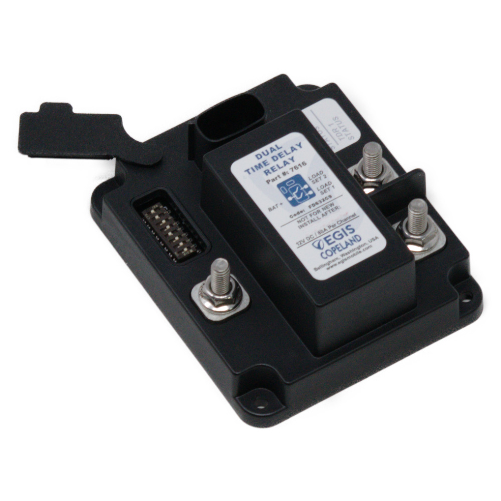 7616 12V & 2 x 80A TDR Series Dual Output Time Delay Relay