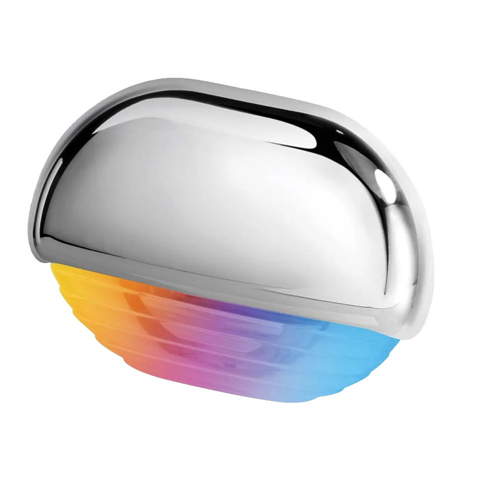 958126541 Apelo RGB Step Lamp with Chrome Cap