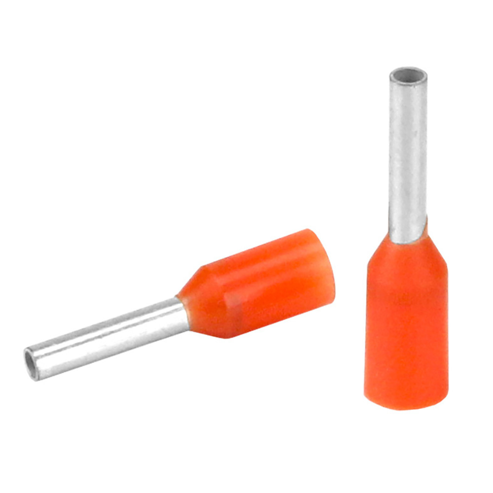 TFRL22-6MM-25 Orange 20-22 AWG Wire Ferrule - 6 mm Length - Pack of 25