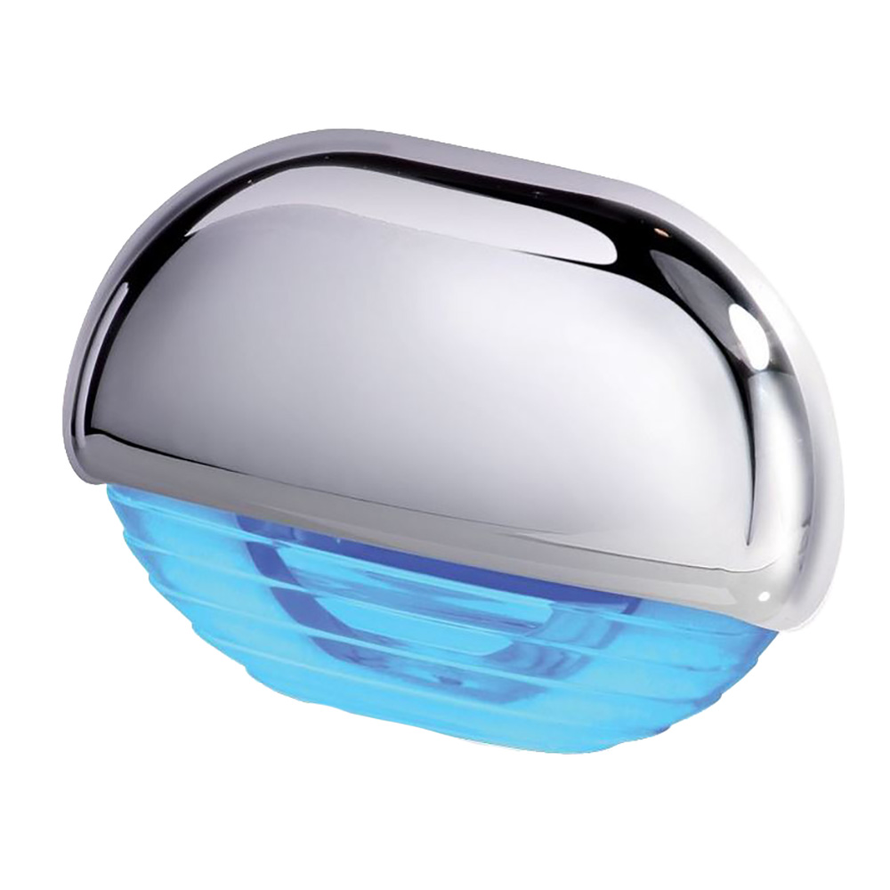 958126131 Blue LED Easy Fit Step Light - Polished 315 Stainless Steel Cap