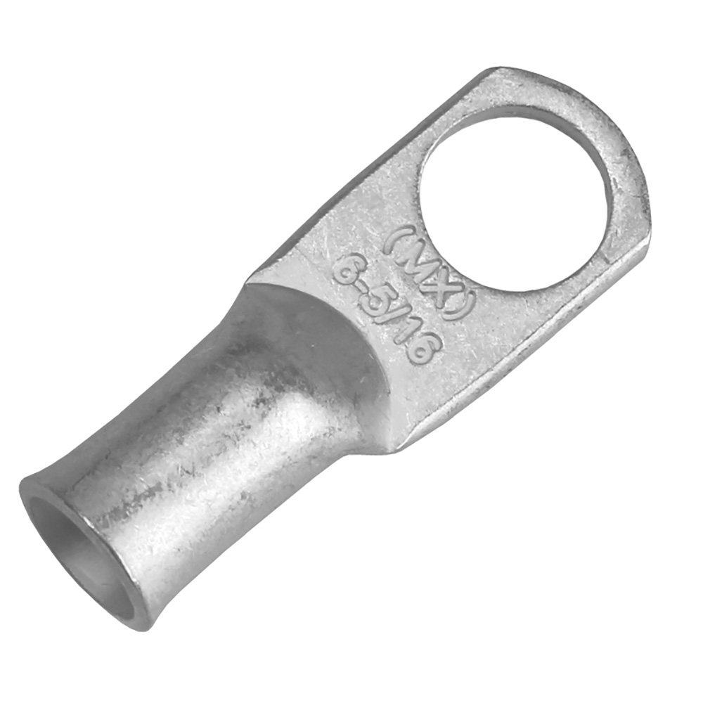 TAE6-56R-10 6 AWG Tinned Lug - 0.31 in. Stud Size - Pack of 10