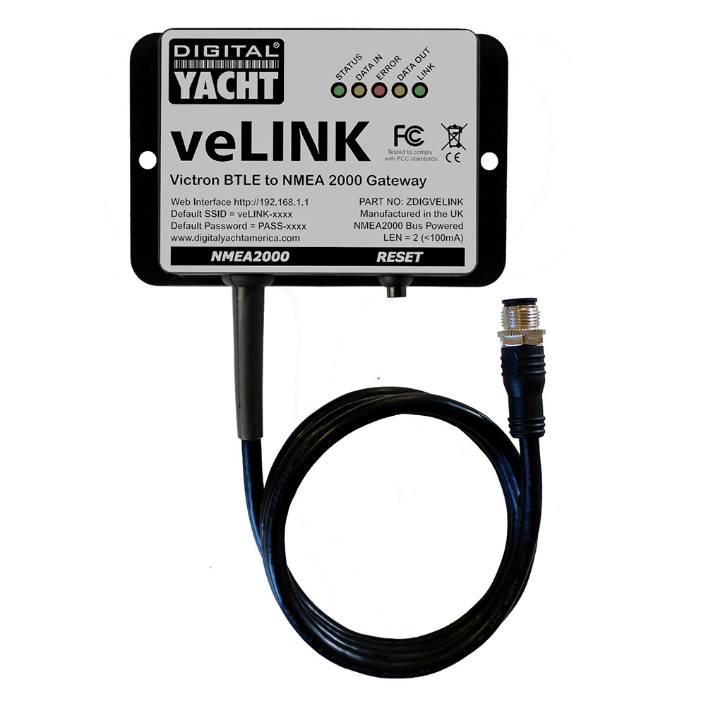 ZDIGVELINK veLink Victron BLE to NMEA 2000 Equipment
