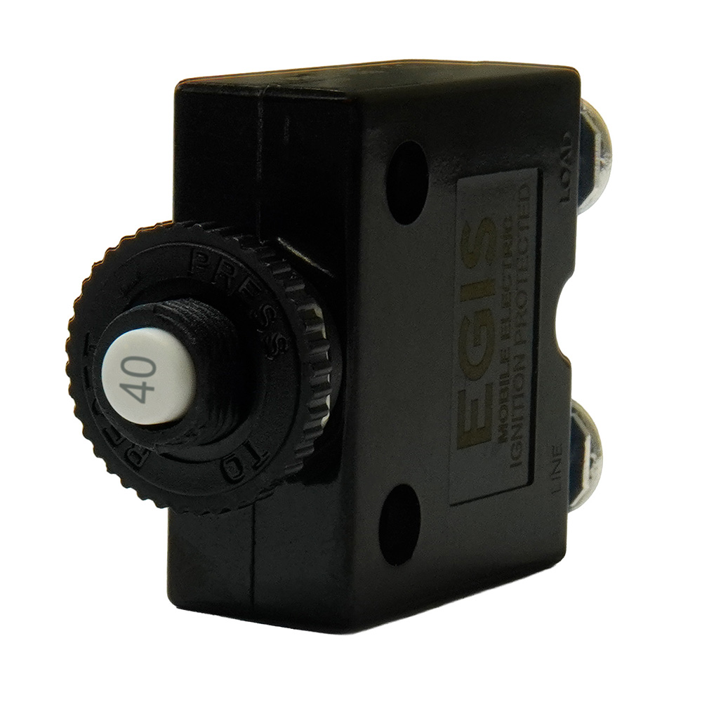 Egis Mobile Electric Push Button Reset Circuit Breakers with Screw Terminals | by West Marine