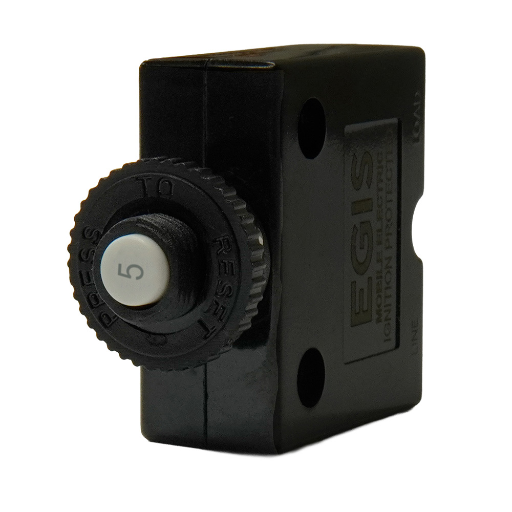 Egis Mobile Electric Push Button Reset Circuit Breakers with Spade Terminals | by West Marine