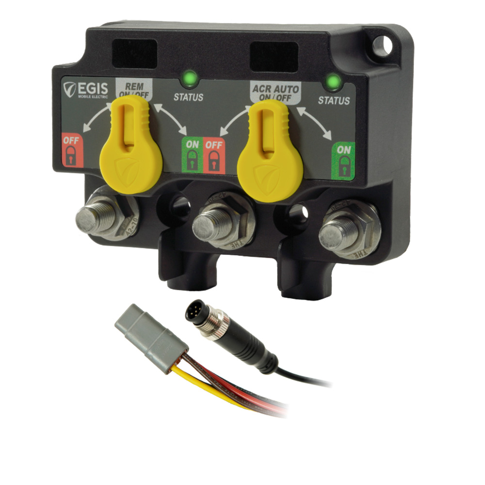 9821-8530 XD NMEA 2000 Dual Relay & VSR with Knobs 8-Pin DT Connector