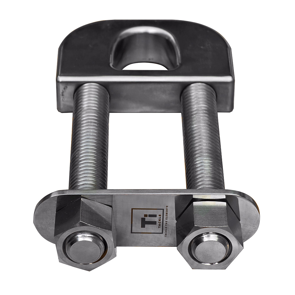 TT-TRANSOM-DRING 6 in. Long Stud Titanium Transom D Ring