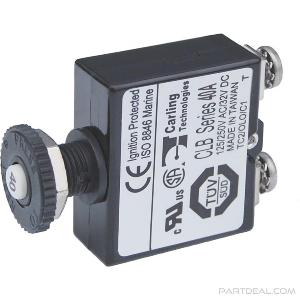 s  40A Circuit Breaker with Push Button