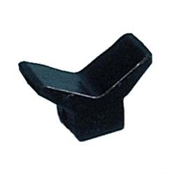 Bow Y Stop Rubber, Black Natural