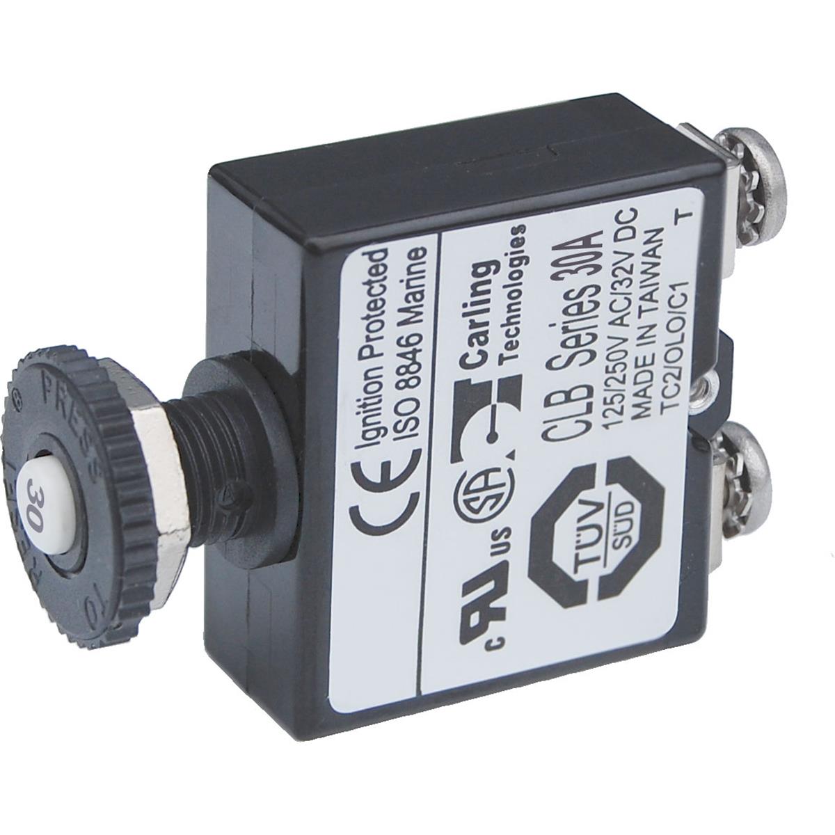s  30 amp Push Button Circuit Breaker