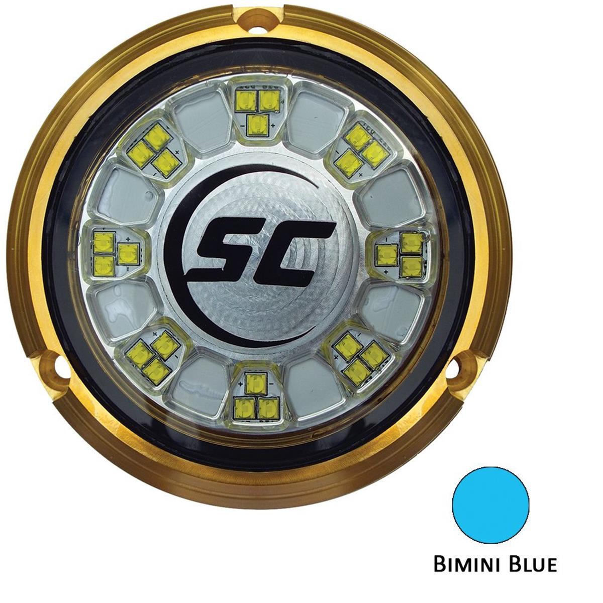 SCR-24-BB-BZ-10 Single Color Underwater Light - Bimini Blue