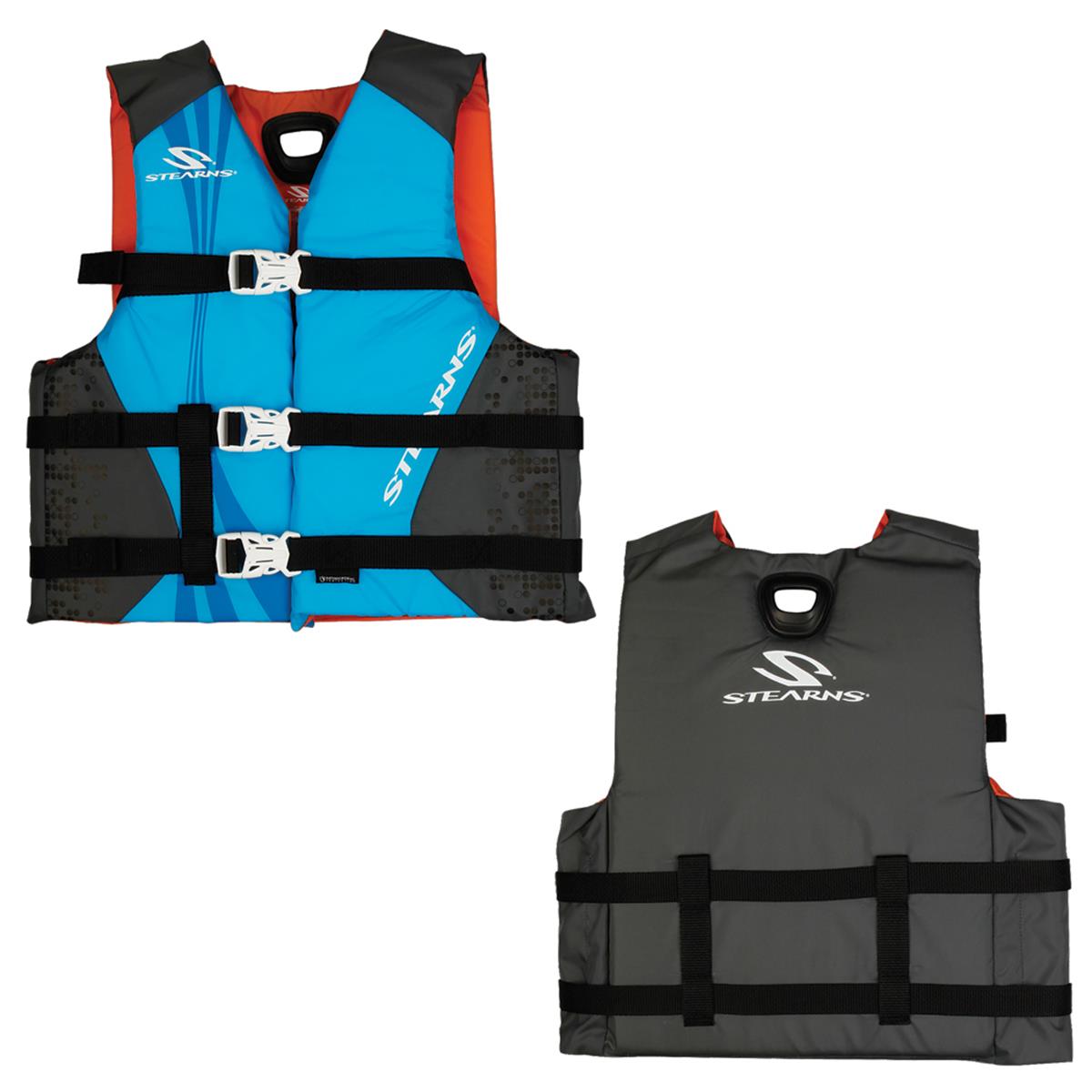 Picture of Stearns 2000029258 50 - 90 lbs Youth Antimicrobial Life Jacket Wave