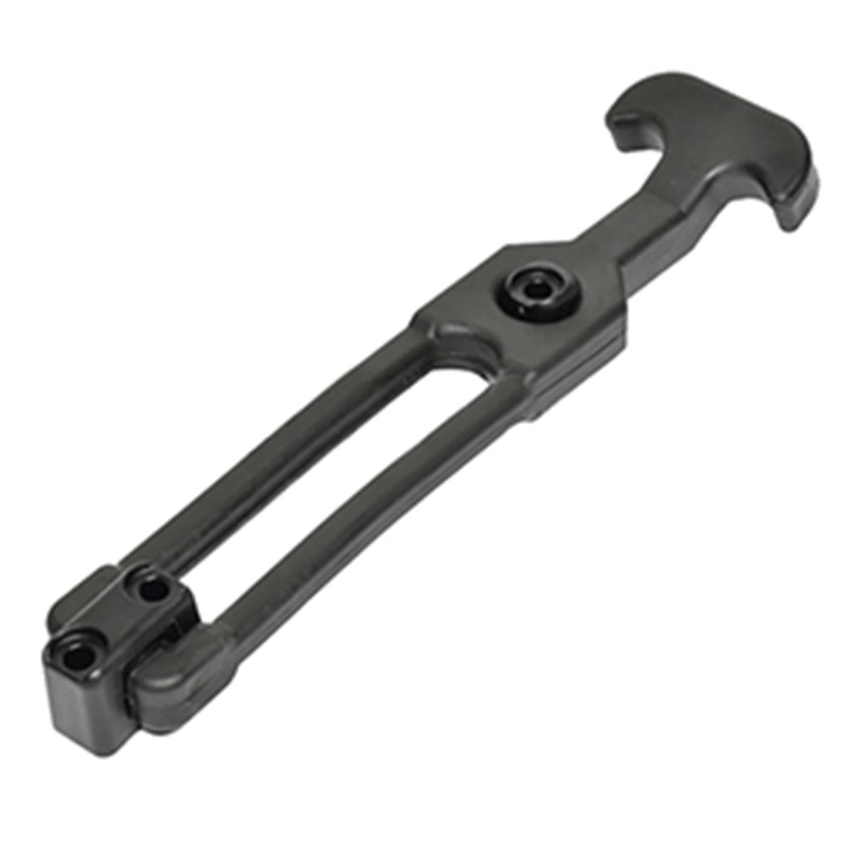F7-73 T-Handle Latch with Keeper - Pull Draw Front Mount Black Flexible Rubber