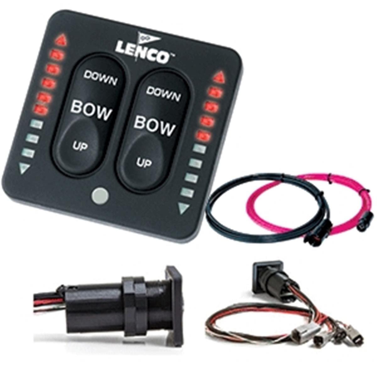 LED Indicator Integrated Tactile Switch Kit with Pigtail for Dual Actuator Systems