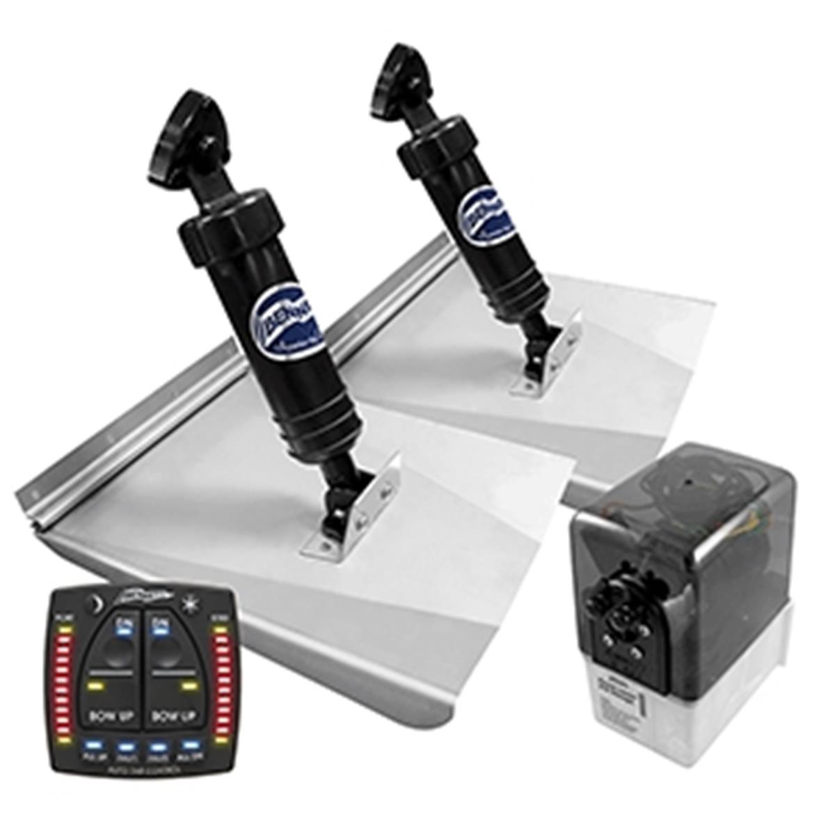 Bennett Trim Tabs M120ATP Sport Tab System with Auto Trim Pro, 10 x 12 in.