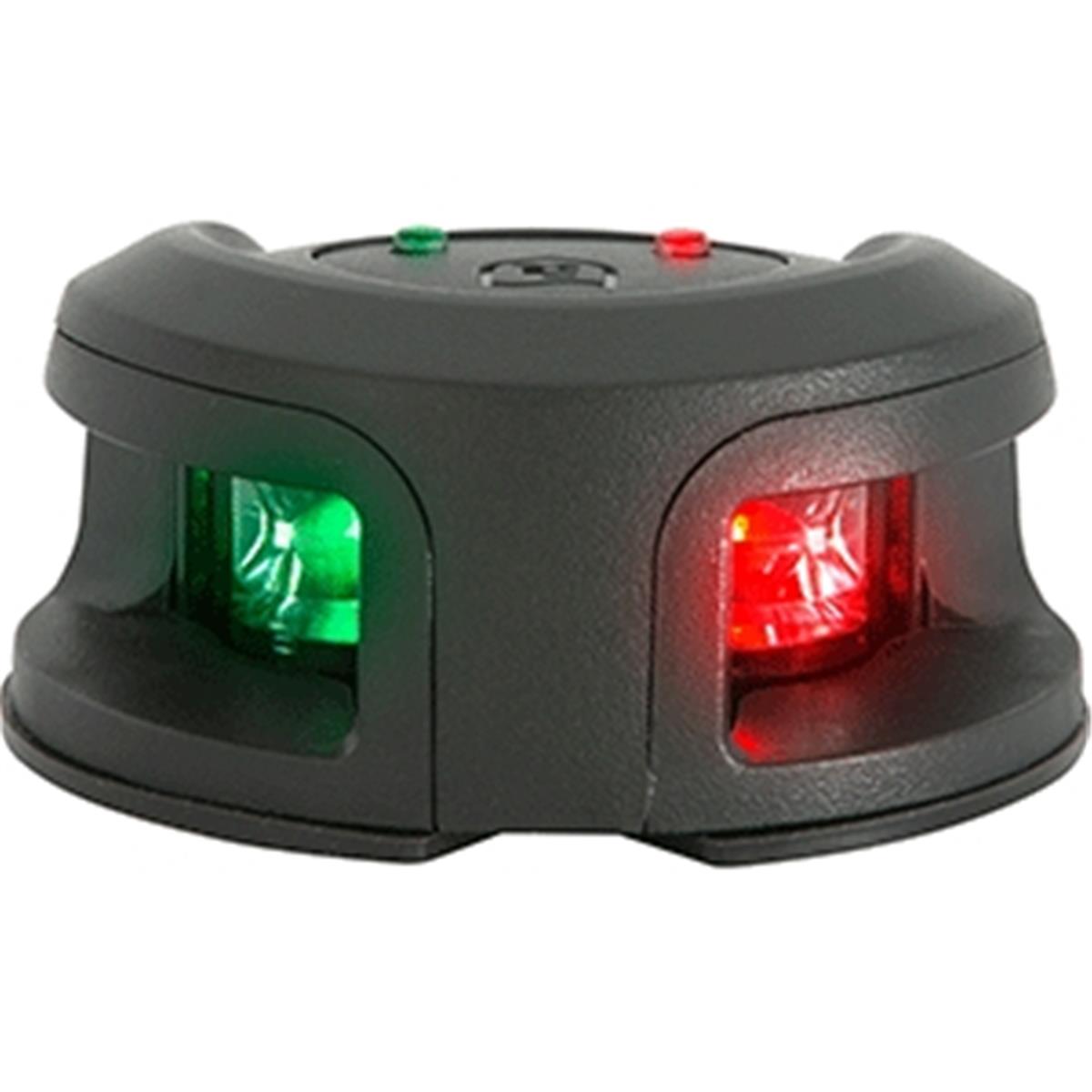 LightArmor Bow Mount Navigation Light - Composite Black - Bi-Color, 2nm