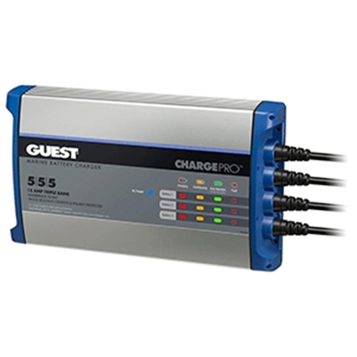 3 Bank - 120V Input On-Board Battery Charger - 15A & 12V