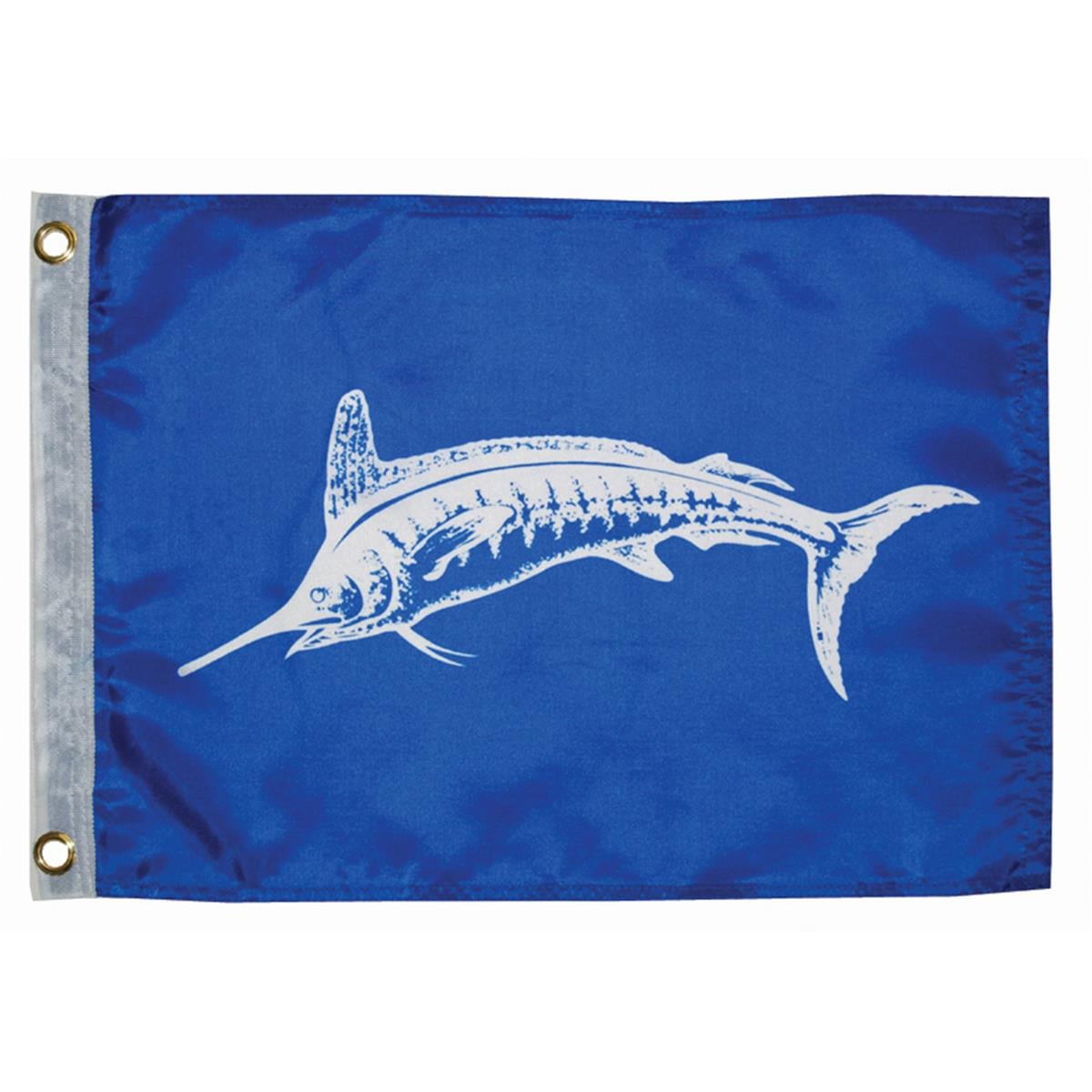12 x 18 in. White Marlin Flag