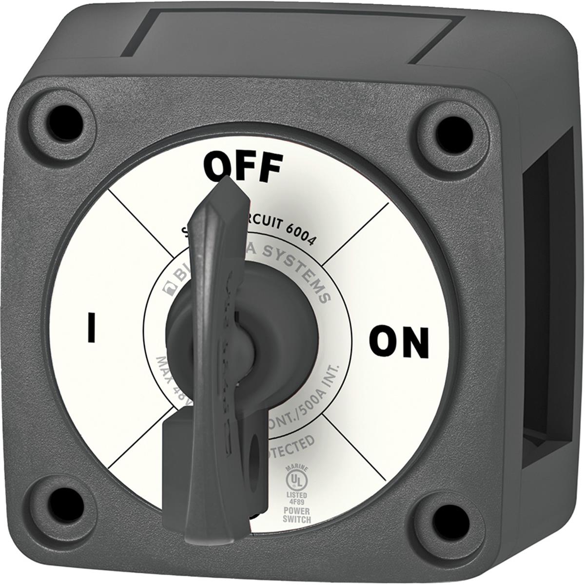 Single Circuit On-Off with Locking Key - Black