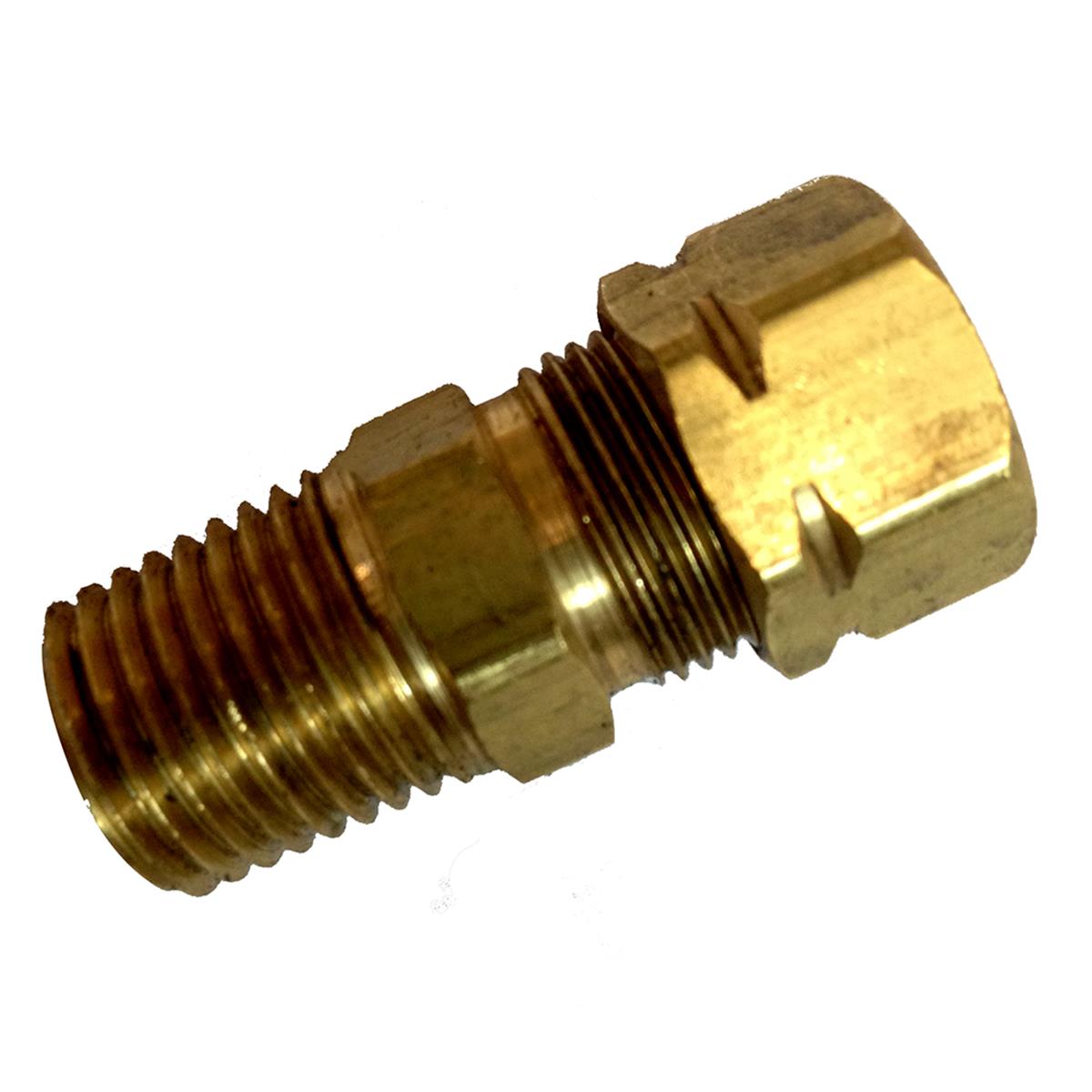 Uflex Straight Helm Fitting 1/4 NPT UP Comp Line, Autopilot Return Line