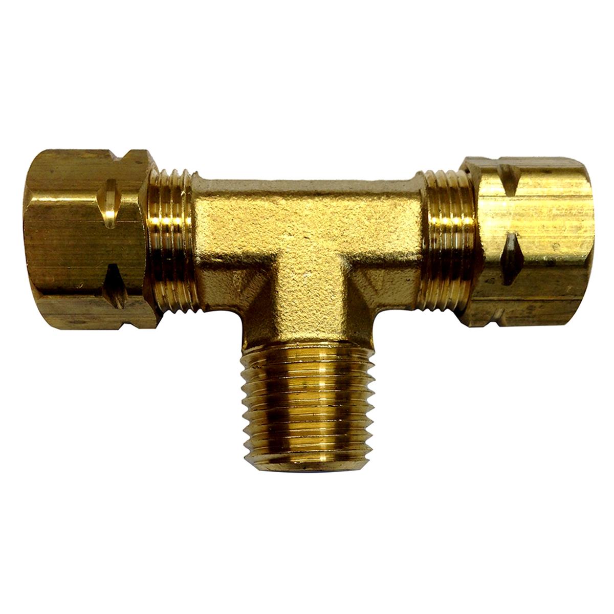 T-FITTING 0.25 in. NPT to 0.38 in. T-Fitting