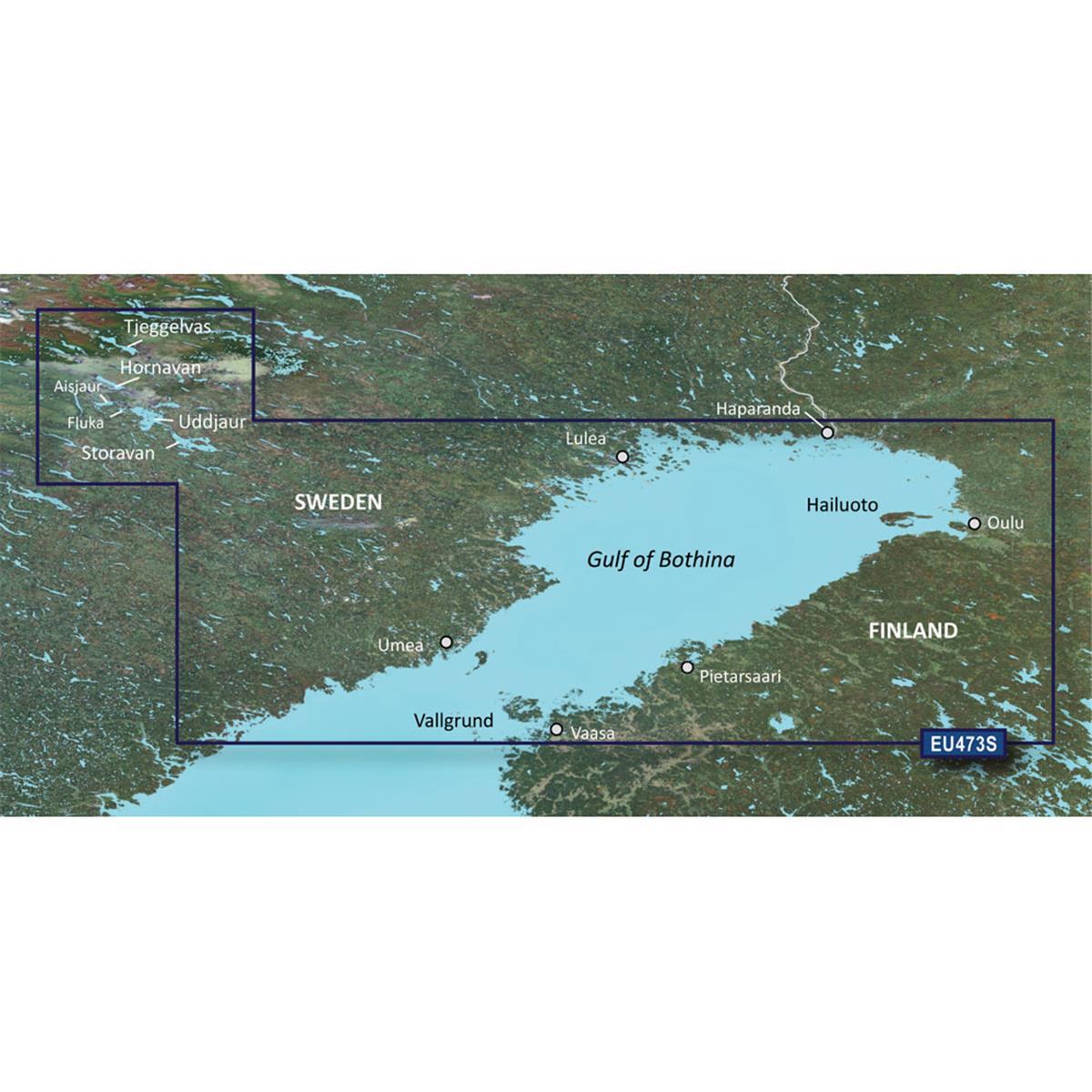Picture of Garmin 010-C0817-00 VEU473S Gulf of Bothnia & North Vision HD Blue Chart G2 Micro SD Card