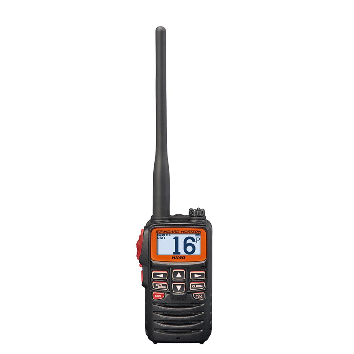 Picture of Standard Horizon HX40 Handheld 6W Ultra Compact Marine VHF Transceiver with FM Band
