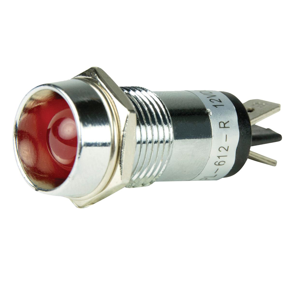 Picture of BEP Marine 1001104 LED Pilot Indicator Light, 12V - Red