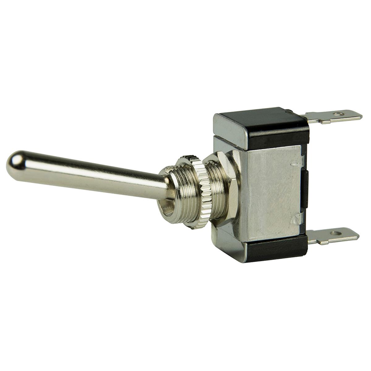 Picture of BEP Marine 1002013 SPST Plated Long Handle Toggle Switch&#44; Chrome - On & Off