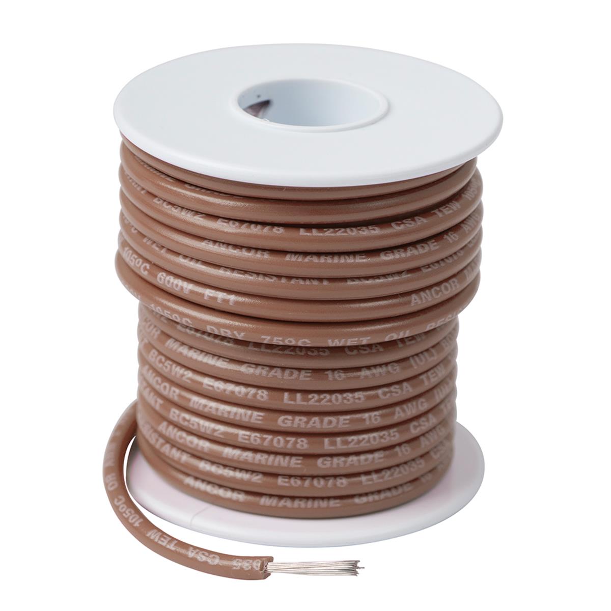 103810 100 ft. 14 Awg Tinned Copper Wire, Tan