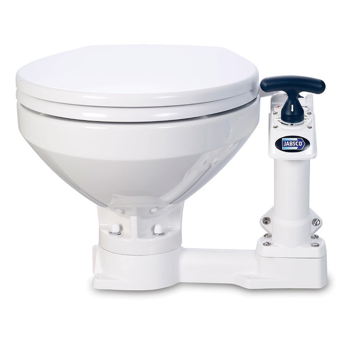 Manual Marine Toilet - Regular Bowl with Soft Close LID