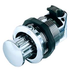 Southco Marine M1-2A Pop-Out Knob Latches, Surface Mount, Chrome-Plated Plastic | by West Marine