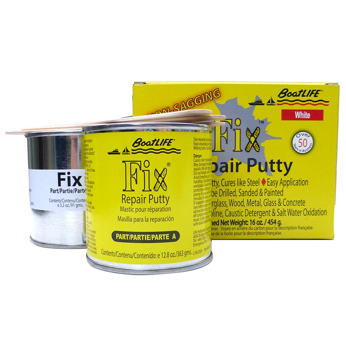 Fix Repair Putty, White - 16 oz